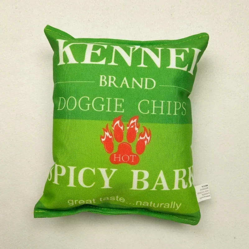 ポテトチップバッグ面白い犬のおもちゃぬいぐるみスクイーカー食 - Food Snacks Chips のレビューと価格