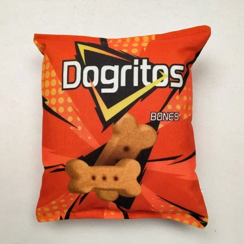 ポテトチップバッグ面白い犬のおもちゃぬいぐるみスクイーカー食 - Food Snacks Chips のレビューと価格