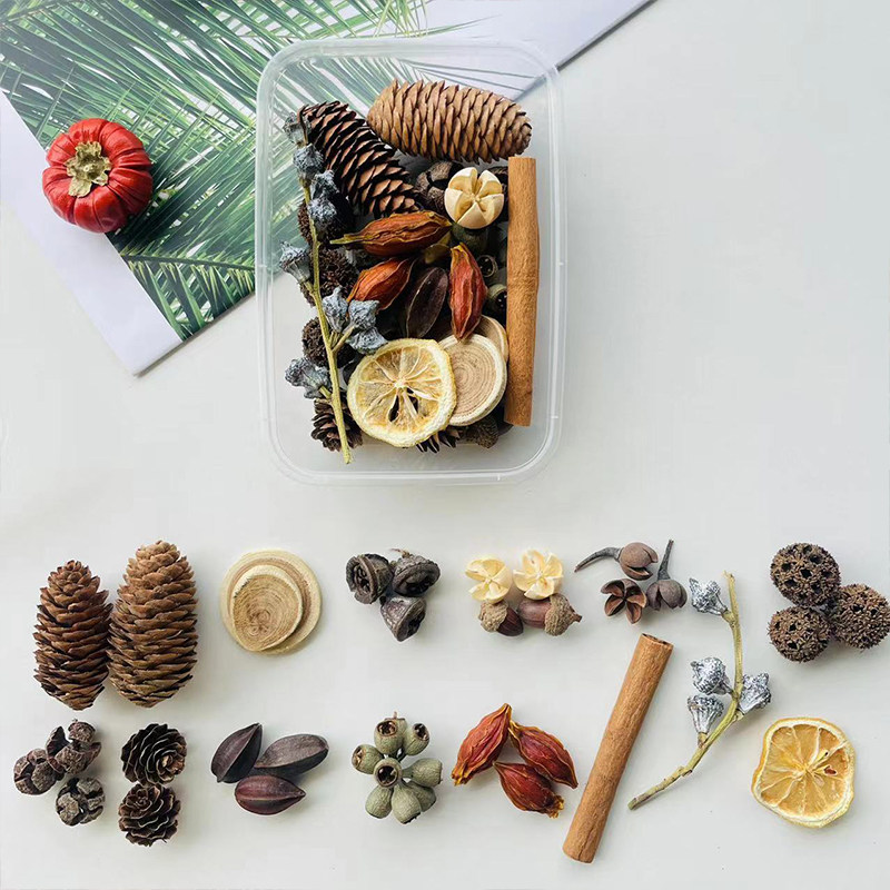 素朴な森のスタイルのミックスドライプラントキット、天然の松ぼ - Dried Fruit Mix のレビューと価格