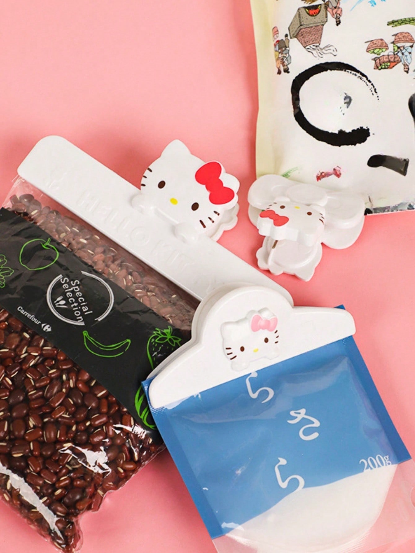 1/2 個/セット ハローキティ フードバッグクリップ マグ - Food Snacks In Japan のレビューと価格