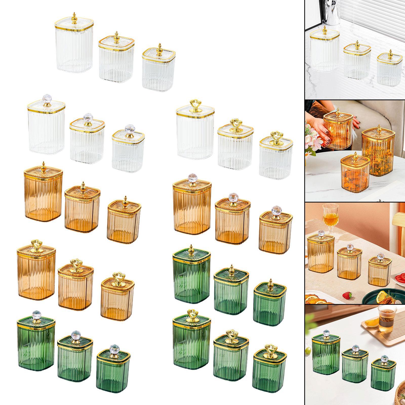 3個入り収納ボックス 多機能高級砂糖容器 ナッツボウル スナ - Dried Fruit Mix のレビューと価格