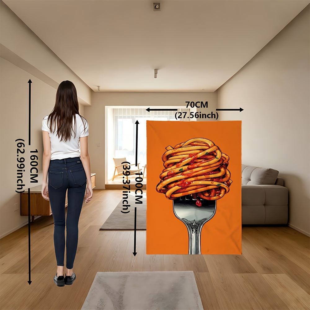 面白いフライドポテト柄ブランケット、ソファ装飾用、かわいい食 - Food Giant Snacks のレビューと価格