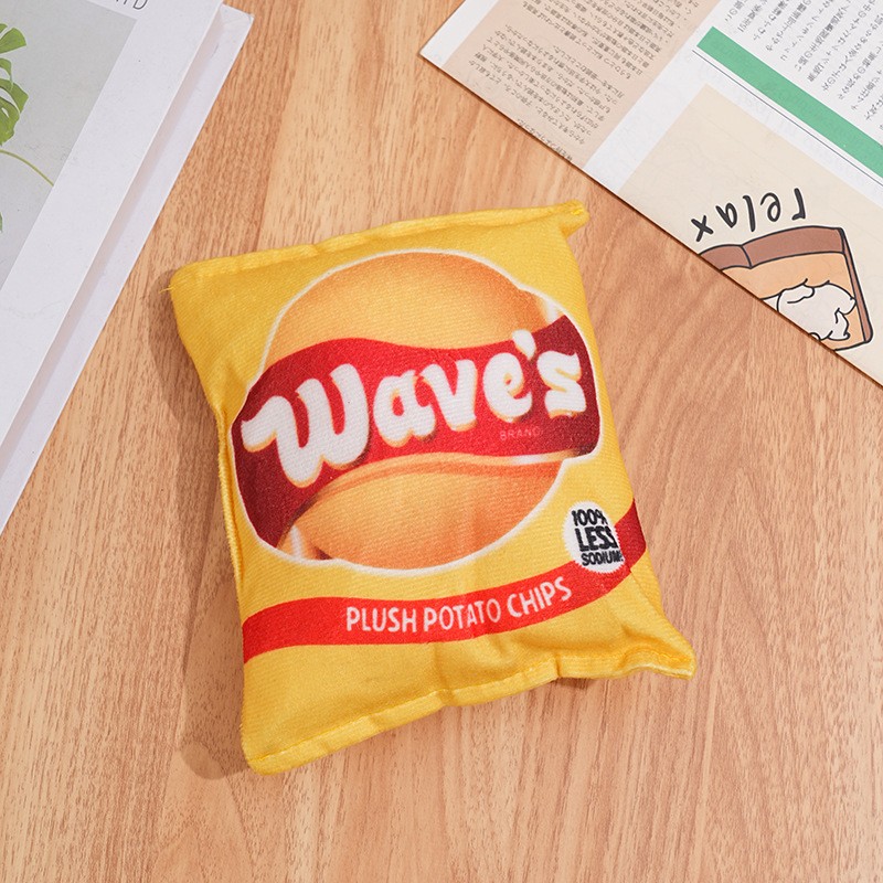 ペット用おもちゃ　クリエイティブなスナックパッケージ　ぬいぐ - Food Snacks Chips のレビューと価格
