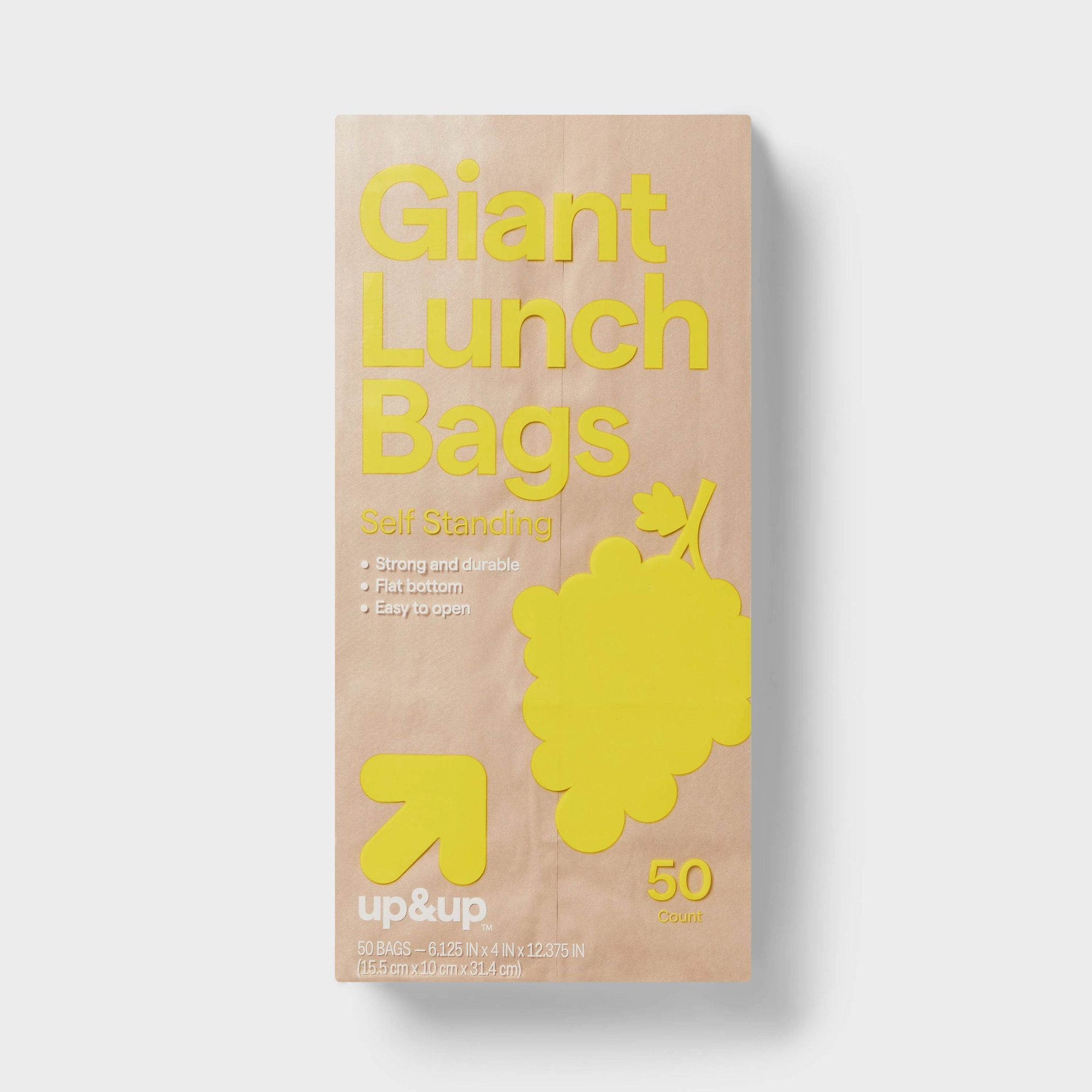 100枚入り巨大透明プラスチックランチバッグ、折りたたみ式食 - Food Giant Snacks のレビューと価格