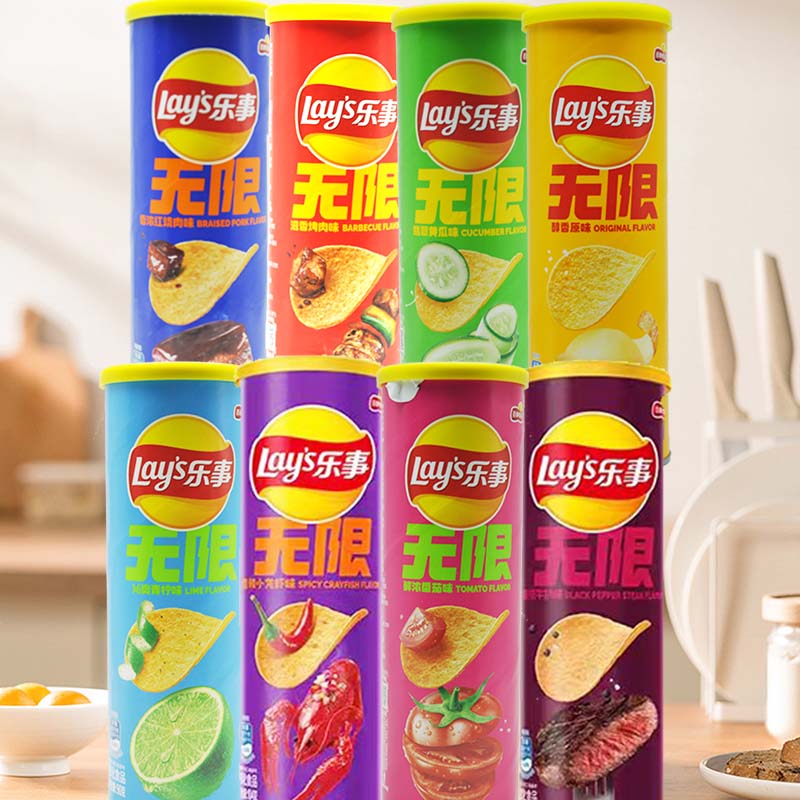 レイズ ポテトチップス 3.18オンス(90g)*3本 レジ - Food Snacks Chips のレビューと価格